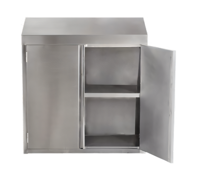 Product image #2 for 36-Inch Wall-Mounted Stainless Steel Cabinet with 2 Hinged Doors