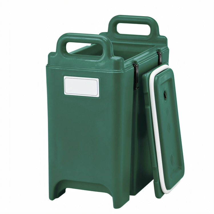 Product image #2 for Cambro Camtainer 3-3/8 Gallon Insulated Soup Carrier, No Spigot, Kentucky Green