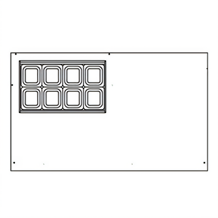 Product image #2 for Beverage-Air SPED60HC-08C-2 60-Inch Two-Section Refrigerated Sandwich Prep Table with 1 Door, 2 Drawers, 8-Pan Top and 17-Inch Cutting Board
