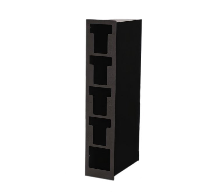 Product image #2 for Vollrath Flush-Mount Vertical Lid and Straw Holder, 4 Lid Columns and 1 Straw Column
