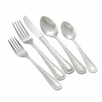 Winco Dots 7-1/8 Inch Iced Tea Spoon, 18/0 Stainless Steel, Heavy Weight, Mirror Finish