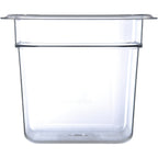 Thumbnail image #2 for CFS Brands StorPlus™ 3068507 1/6 Size Clear Polycarbonate Food Pan, 6" Deep, 2.5 Qt Capacity Case of 6