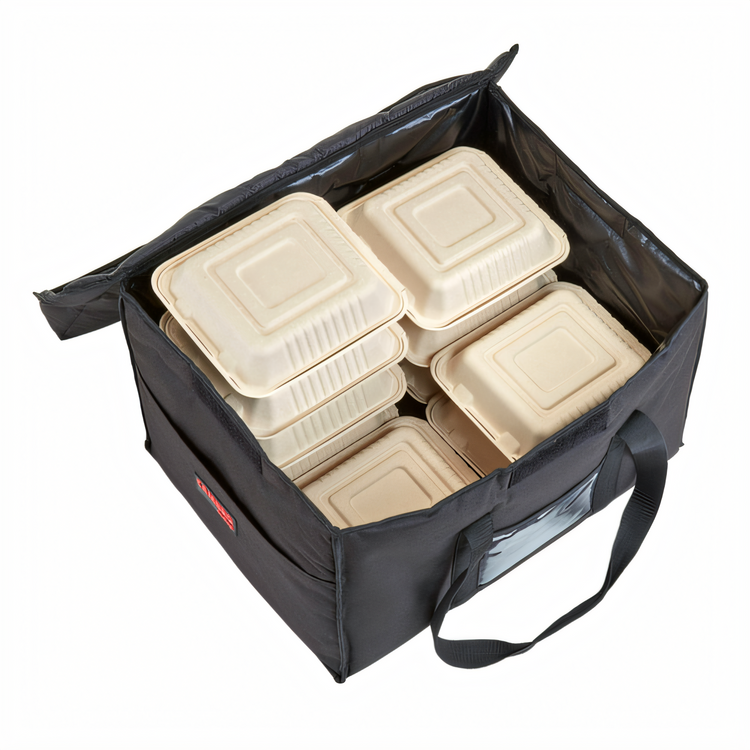 Product image #2 for Cambro GoBag Jumbo Insulated Delivery Bag, 18 x 14 x 12 Inches, Black