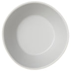 Thumbnail image #2 for CFS Brands Ridge 5311023 8 oz Freeform Melamine Bouillon Bowl, 4-1/2 in, Cement, Matte Finish Case of 24
