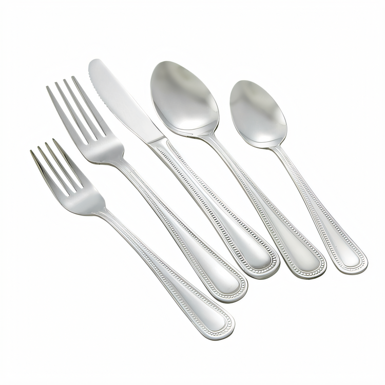 Product image #2 for Winco Dots 8-3/4 Inch Dinner Knife, Heavy Weight, 18/0 Stainless Steel, Mirror Finish