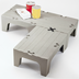 Thumbnail image #2 for Cambro S-Series Solid Top Polypropylene Dunnage Rack, 36 x 21 x 12 Inches, 1500 lb Capacity, Speckled Gray