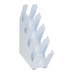 Thumbnail image #2 for Dispense-Rite Slim White Polystyrene 4-Section Countertop Cup and Lid Organizer
