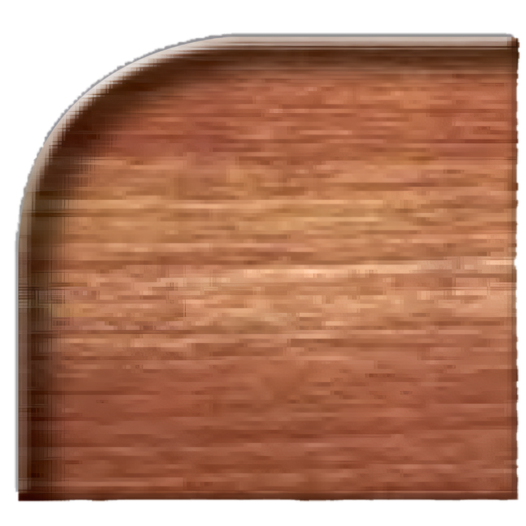 Product image #2 for Carlisle Glasteel™ Fiberglass Display/Bakery Tray, Wood-Grain Redwood, 25-5/8 x 17-7/8 x 1-1/4 Inches