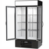 Thumbnail image #2 for Beverage-Air MarketMax Two-Section Reach-In Glass Door Merchandiser Refrigerator, 35.08 Cu. Ft., Black, Hinged Double Glass Doors