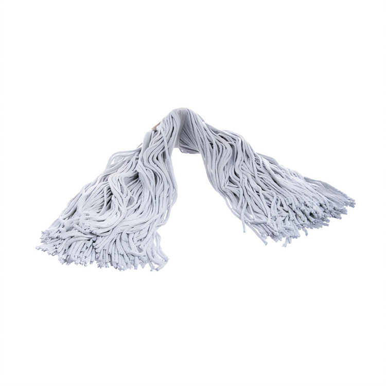 Product image #2 for Carlisle Flo-Pac® #32 (X-Large) 4-Ply Rayon Cut-End Wet Mop Head — White, 1.25-Inch Polyester Band