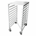 Thumbnail image #2 for Full-Size Mobile Aluminum Side-Load Pan Rack, 9-Pan Capacity