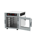 Thumbnail image #2 for Metro HotBlox™ HBCN4-AC-CT Narrow 4-Pan Insulated Holding Cabinet, Countertop/Stacking, Clear Door, Analog Thermostatic Controls
