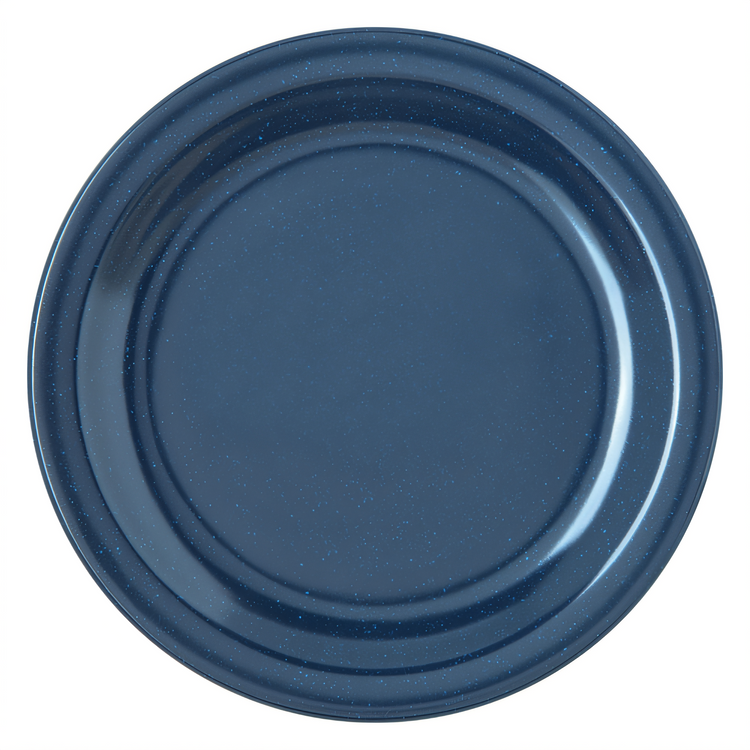Product image #2 for Dallas Ware® 7.2-Inch Round Melamine Salad Plate with Reinforced Rim and Foot, Café Blue