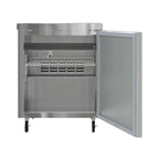 Thumbnail image #2 for Koolmore KM-UCR-1DSS 27-Inch One-Section Undercounter Reach-In Refrigerator, Solid Stainless Steel Door, 5 Cu. Ft.