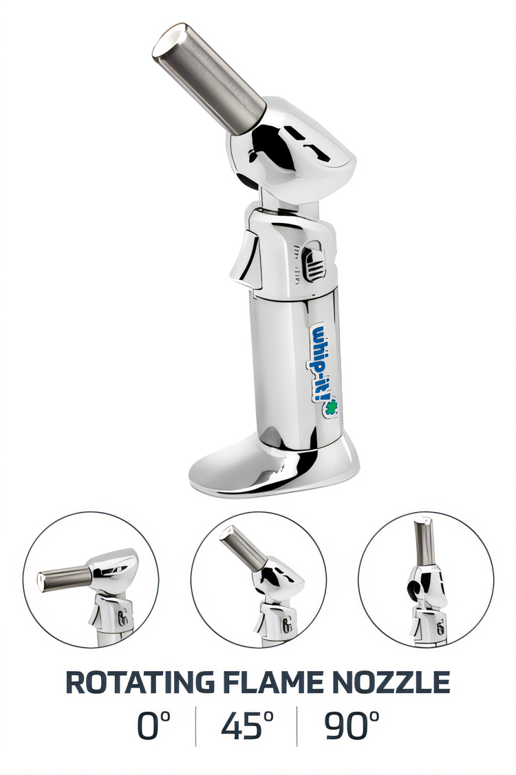 Product image #2 for Whip-It! Flex Adjustable Head Kitchen Torch with Rotating Flame Nozzle