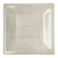 Grove 10-1/2 Inch Square Buff Melamine Dinner Plate