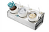 Thumbnail image #2 for Nemox Fantasia Countertop Cold Buffet Station with 3 Double-Lined Bowls