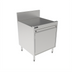 Thumbnail image #2 for Perlick Top Shelf 24-Inch Wide x 24-Inch Deep Underbar Storage Cabinet with Drainboard Top and Open Cabinet Base