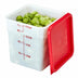 Thumbnail image #2 for Cambro 8SFSP148 CamSquare® Commercial Food Storage Containers Case of 6
