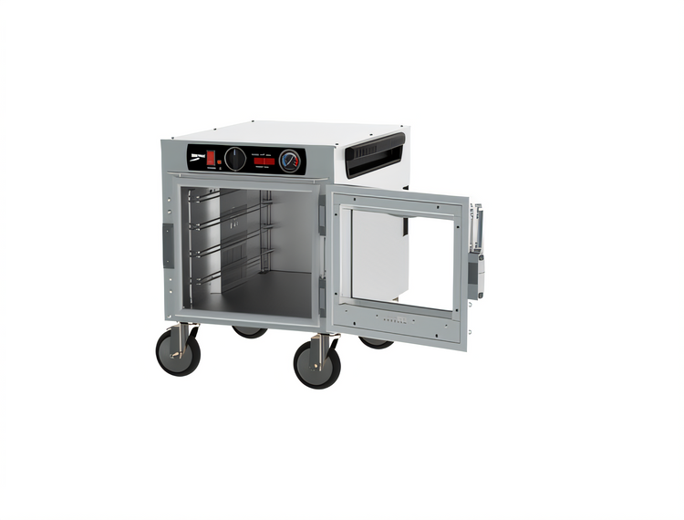 Product image #2 for Metro HotBlox Narrow 4-Pan Undercounter Insulated Holding Cabinet with Clear Door