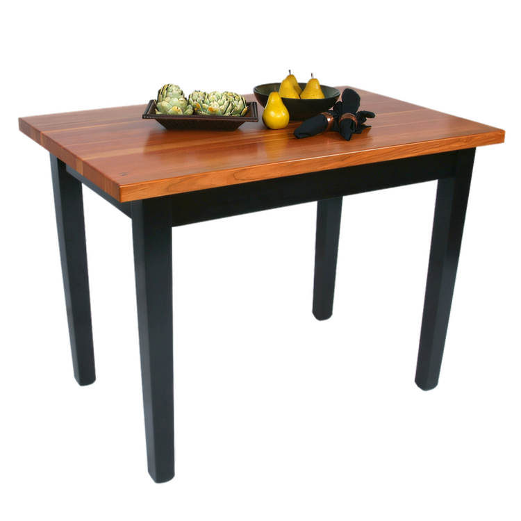Product image #2 for Rouge et Noir Le Classique 60-Inch x 30-Inch Commercial Island Work Table with American Cherry Top