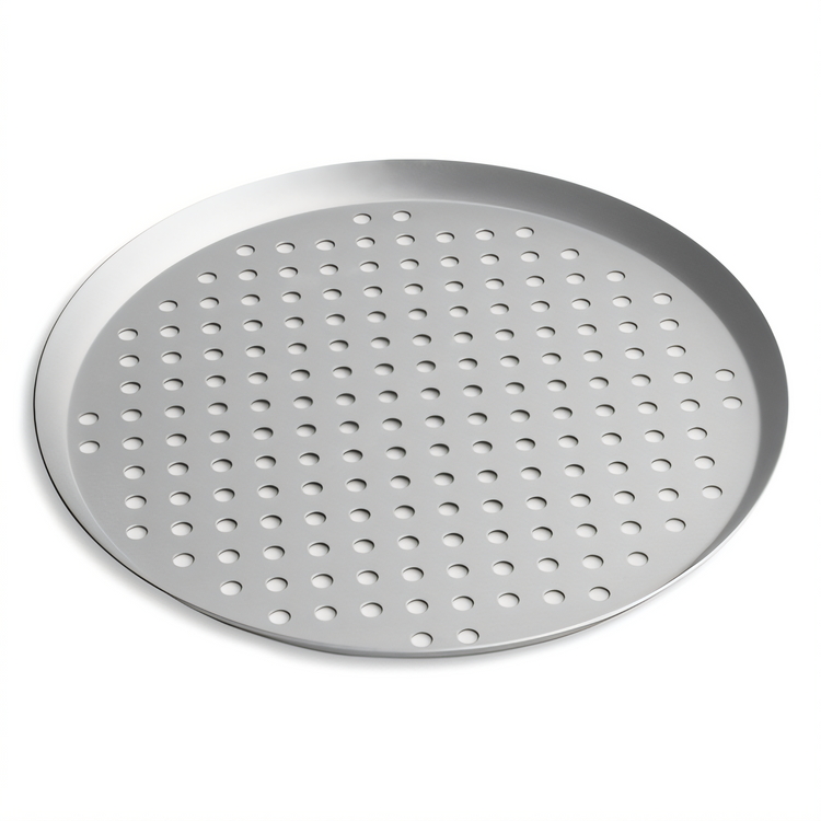 Product image #1 for Vollrath 14-Inch Round Perforated Press Cut Tapered/Nesting Aluminum Pizza Pan