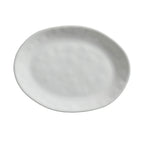 Thumbnail image #2 for American Metalcraft Crave Collection CPL12CL Oval Melamine Serving Platter, Cloud, 12 x 9 Inch Case of 12
