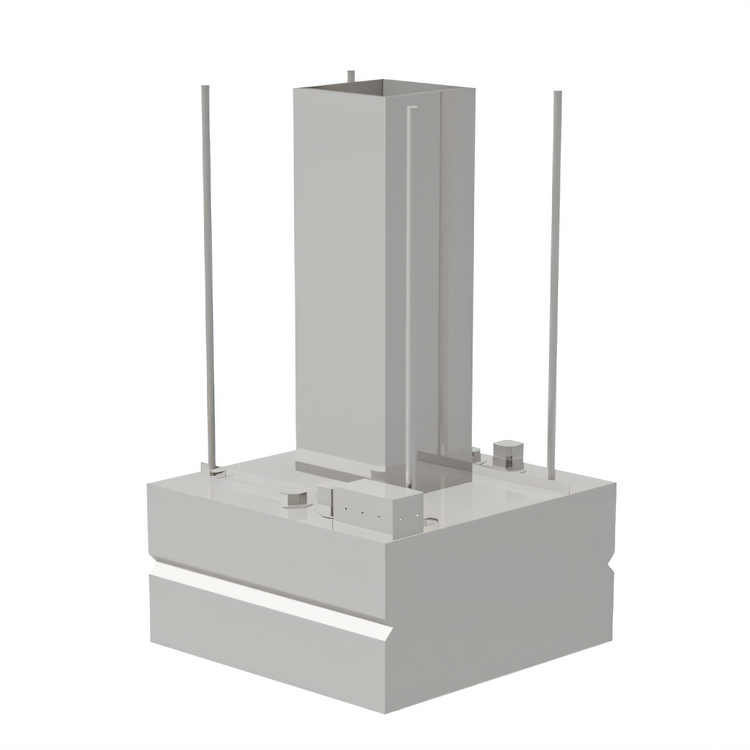 Product image #2 for Avtec SimpleSpec 60-Inch Square Type I Island Display Cooking Hood System