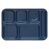 Thumbnail image #2 for Carlisle 14-1/2 x 10-Inch Right-Handed 6-Compartment Rectangular Melamine Compartment Tray