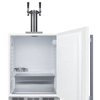 Thumbnail image #2 for Summit Appliance 24-Inch White ADA Cold Brew Coffee Kegerator with Dual Tap Draft Tower