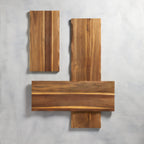 Thumbnail image #2 for American Metalcraft AB249 Acacia Wood Rectangular Serving Board, 24-Inch, Handleless Case of 6