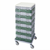 Thumbnail image #2 for Cambro Camrack Full Size Single-Compartment Base Rack with 2 Extenders, Sherwood Green