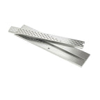 Thumbnail image #2 for Krowne Royal Series KR-DR25 25-Inch Stainless Steel Drink Rail Drainer, Removable Perforated Top, Built-In 1/2-Inch Center Drain