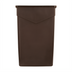 Thumbnail image #2 for CFS Brands 34202369 Trimline Bathroom Trash Can Case of 4