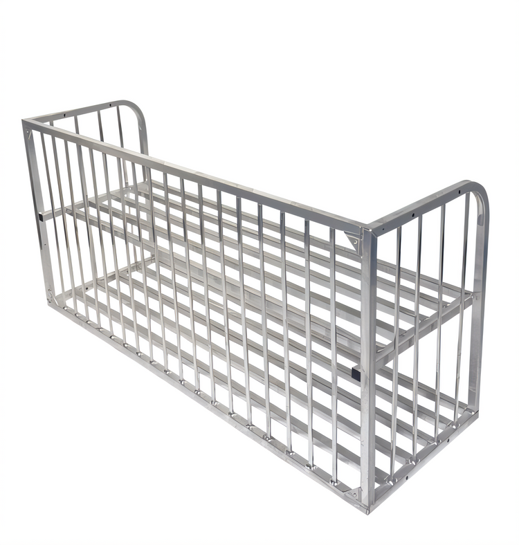 Product image #2 for Wall-Mounted 2-Shelf Aluminum Boat Rack