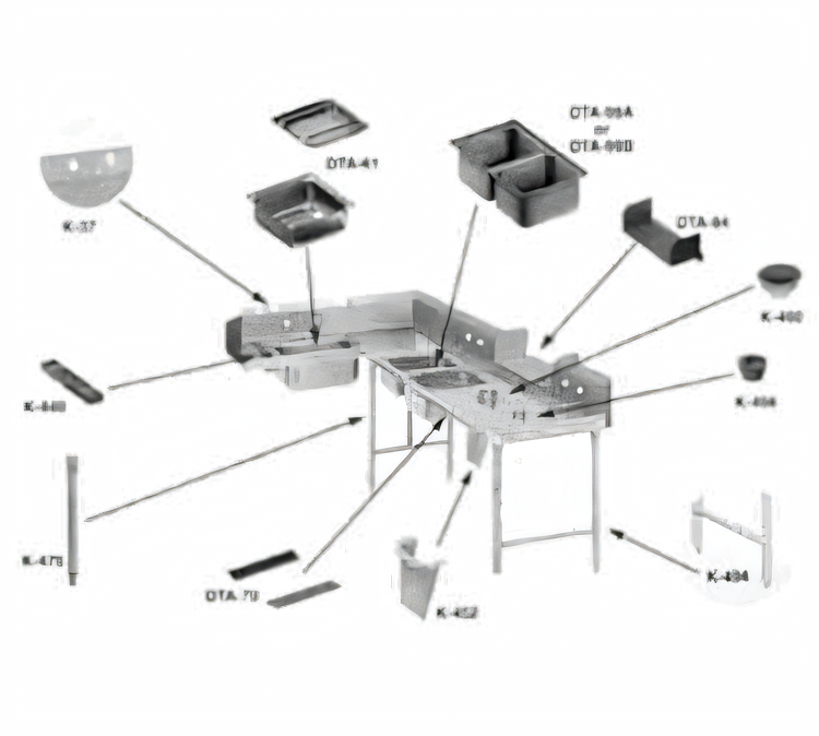 Product image #2 for Advance Tabco 20 x 20 x 12-Inch Single-Compartment Welded Sink Bowl