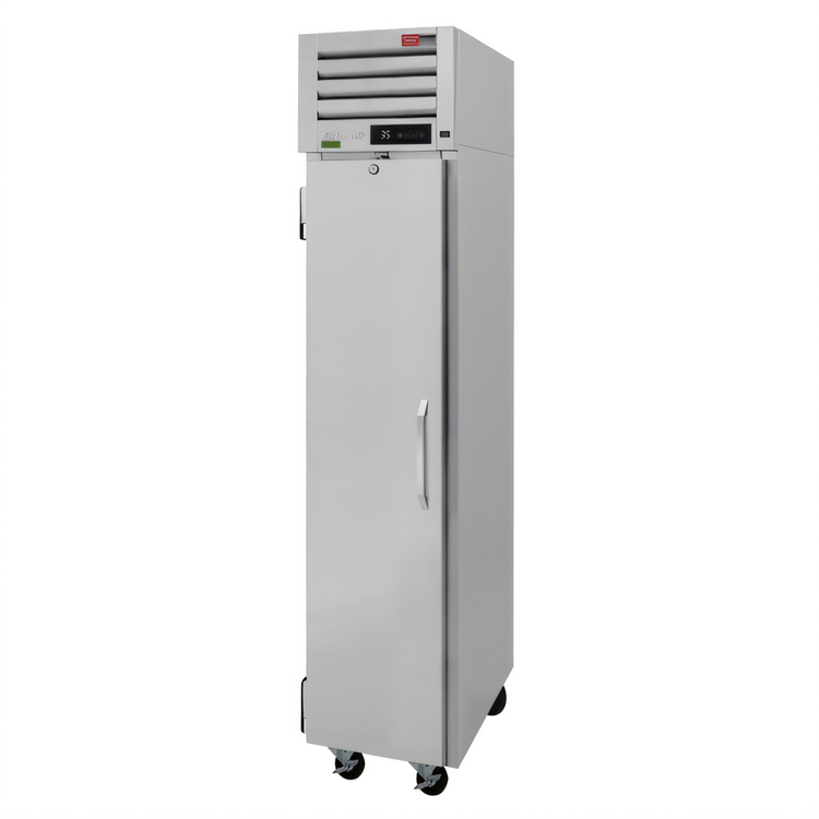 Product image #2 for Turbo Air PRO Series 9.6 Cu. Ft. One-Section Reach-In Refrigerator with Solid Door, Top-Mount Self-Contained Refrigeration