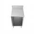 Thumbnail image #2 for BK Resources Well Series 18 x 21 Flat Top Stainless Steel Underbar Cabinet with 6-Inch Adjustable Legs