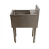 Thumbnail image #2 for BK Resources Underbar Stainless Steel Dump Sink with 1 Compartment and 10 Inches Wide x 14 Inches Front-to-Back x 6 Inches Deep Bowl