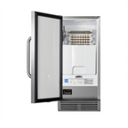 Thumbnail image #2 for Summit Commercial Summit Appliance BIM44GCSS Commercial Undercounter Clear Cube Ice Maker, 25 lb Storage Bin, Stainless Steel, Built-In Pump