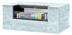 Thumbnail image #2 for Turbo Air TOM-48UC-W(B)-N 48-1/4-Inch Drop-In Horizontal Open Refrigerated Display Case, Low Profile, 6.8 Cu. Ft.