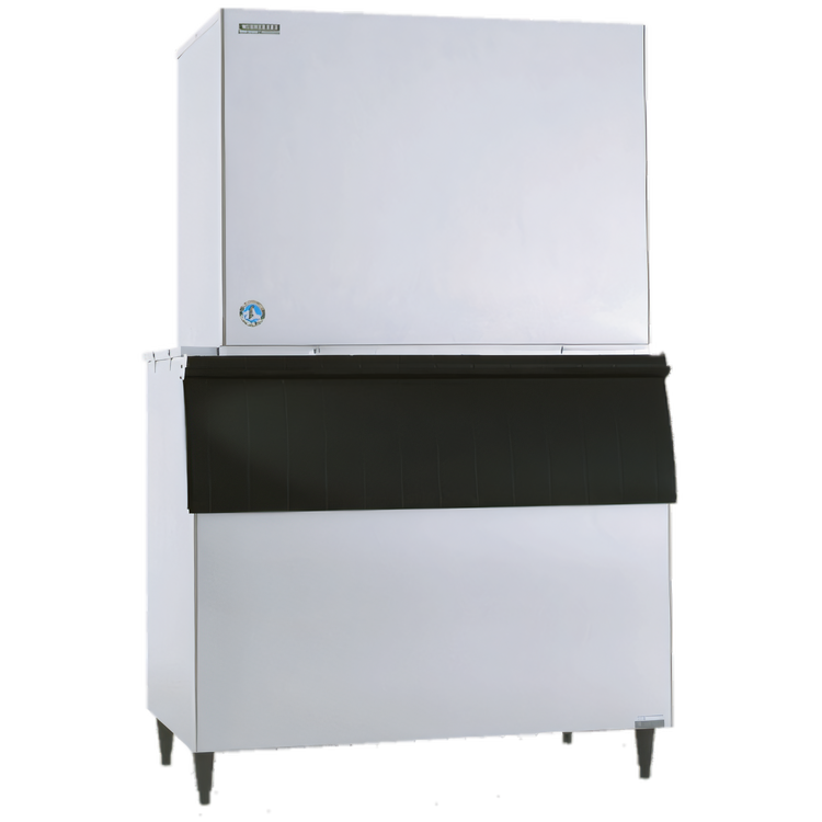 Product image #2 for Hoshizaki KM-2200SWJ3 48" Water-Cooled Stackable Cube-Style Ice Maker with 2221 lb Crescent Cube Production