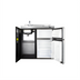 Thumbnail image #2 for Summit Commercial 36-Inch Freestanding All-In-One Kitchenette with Sink, Two-Burner Glass Electric Cooktop, and 3.2 Cu. Ft. Refrigerator-Freezer