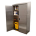 Thumbnail image #2 for Advance Tabco Stainless Steel Double Width Mop Sink Cabinet with Right-Side Mop Sink, 50-3/8