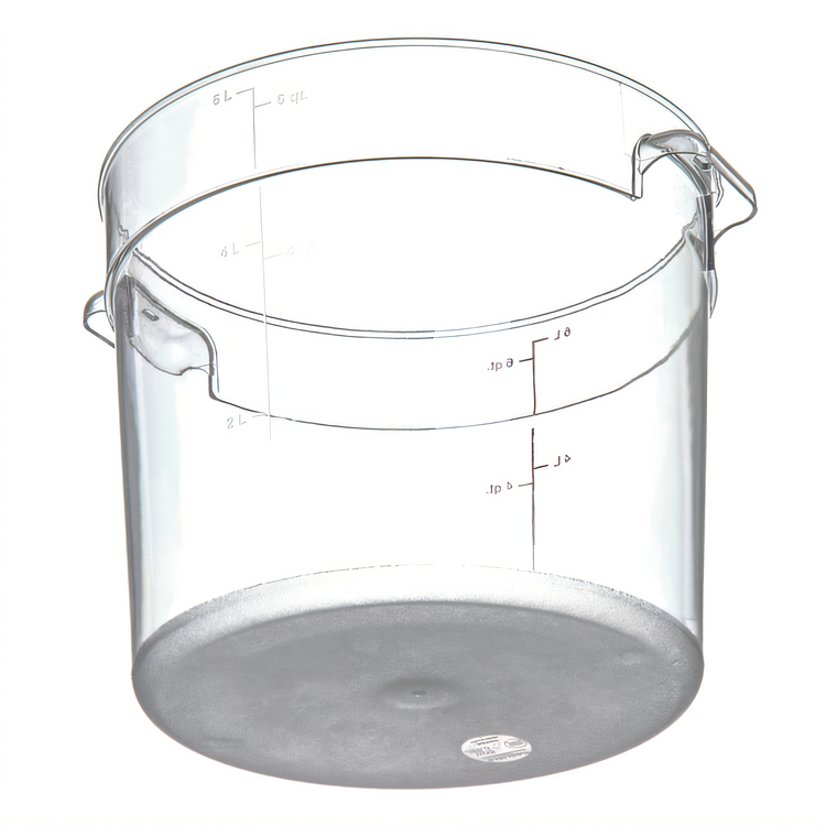 Product image #2 for StorPlus™ 6 Qt Clear Round Polycarbonate Food Storage Container