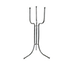 Thumbnail image #2 for Chrome Plated Folding Tripod Wine Bucket Stand with Ball Feet