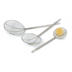 Thumbnail image #2 for Carlisle 8-Inch Round Mesh Bowl Skimmer, Nickel-Plated Steel, 22-Inch Long