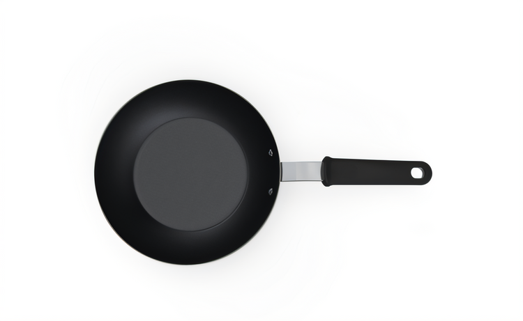 Product image #2 for Vollrath 11-Inch Coated Carbon Steel Induction Ready Fry Pan with Riveted Handle