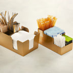 Thumbnail image #2 for American Metalcraft BARG7 5-Compartment Stainless Steel Bar Garnish Caddy, Gold Finish Case of 6