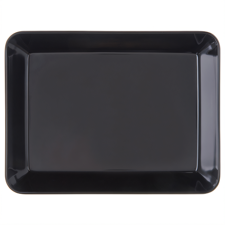 Product image #2 for Mosaic™ Designer Displayware™ Melamine Rectangular Pasta Bowl, 2.9 Qt, 12 x 8.5 Inch, Black/Terra Cotta